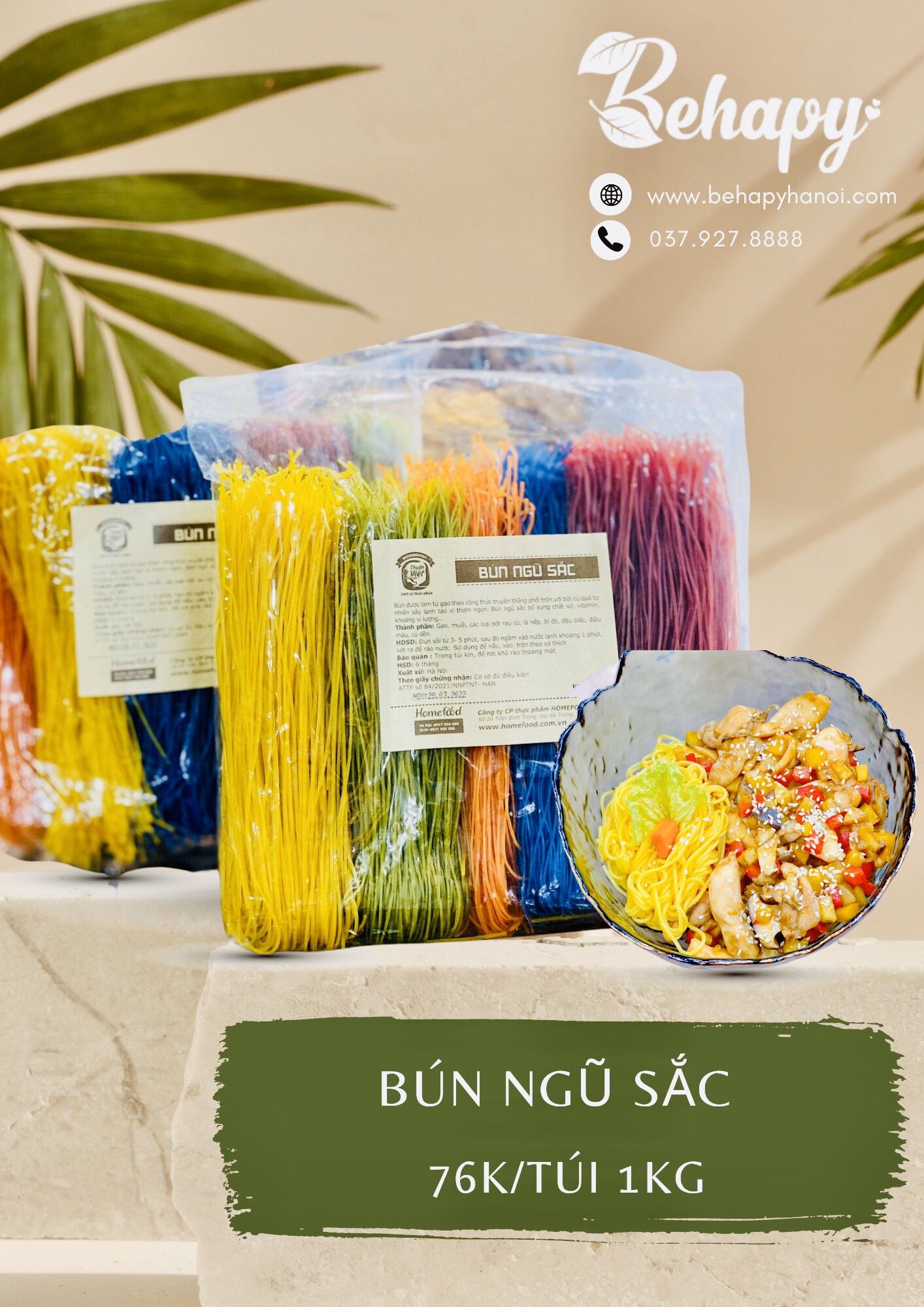BÚN NGŨ SẮC