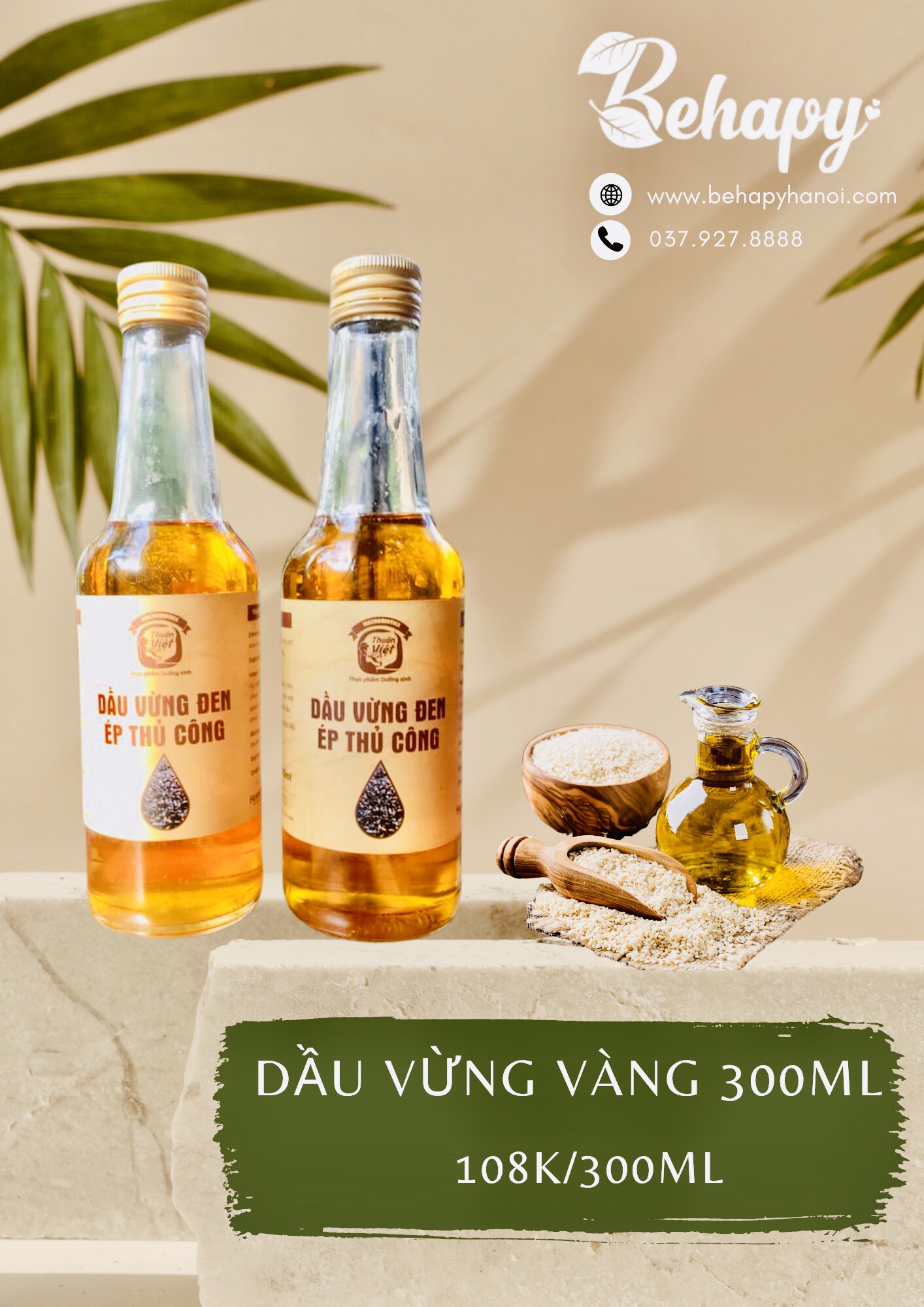  Dầu vừng vàng 300ml