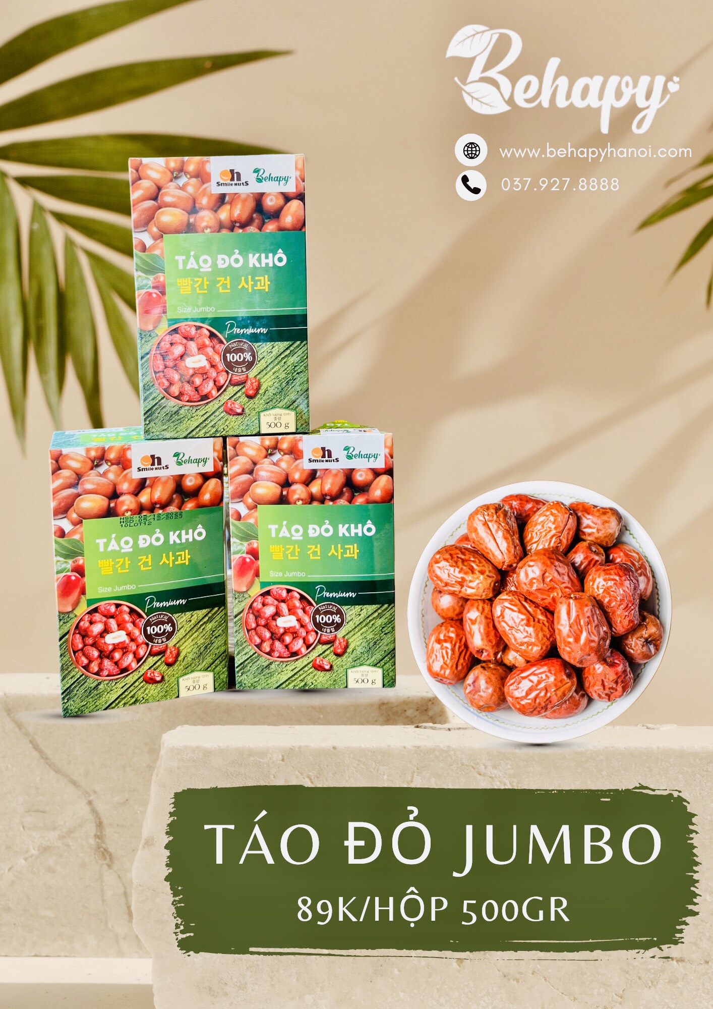 Táo đỏ khô
