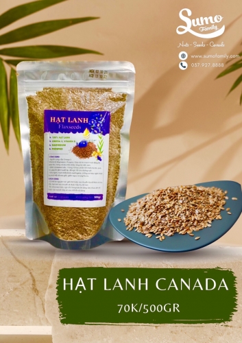 Hạt lanh Canada 500g