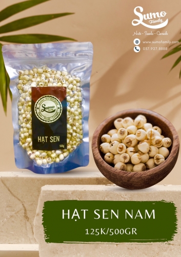 Hạt sen khô Nam 500gr