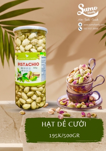 Hạt dẻ cười (không tẩy trắng) Mỹ 500g