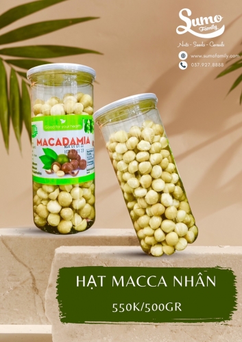 Hạt macca nhân Đắc Lắc 500g