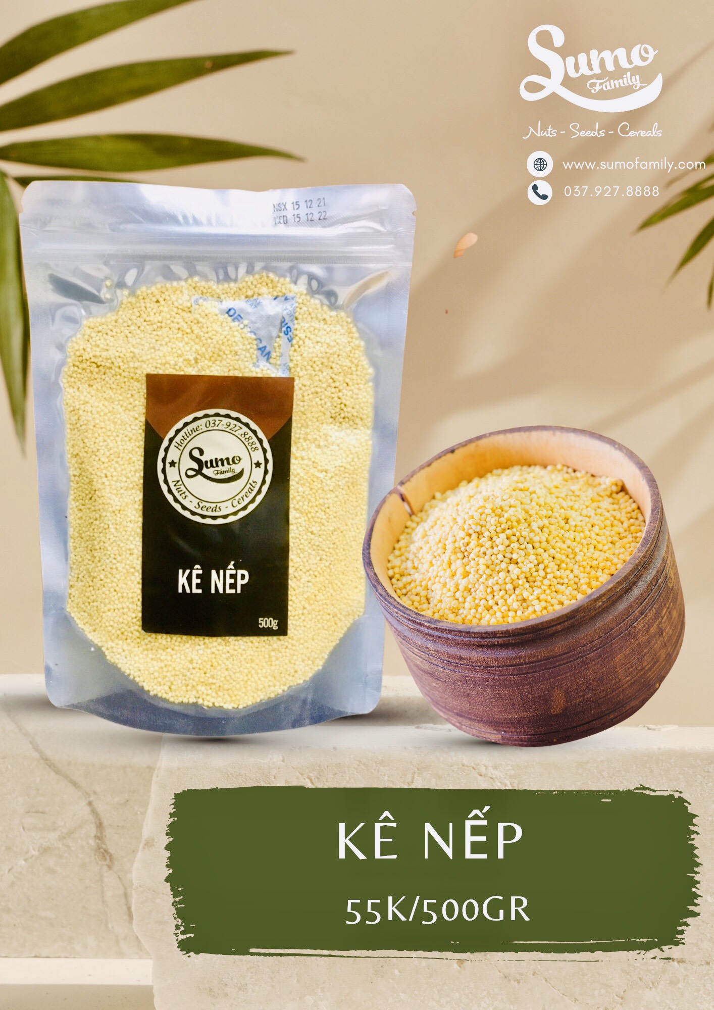 Kê nếp Nghệ An 500g