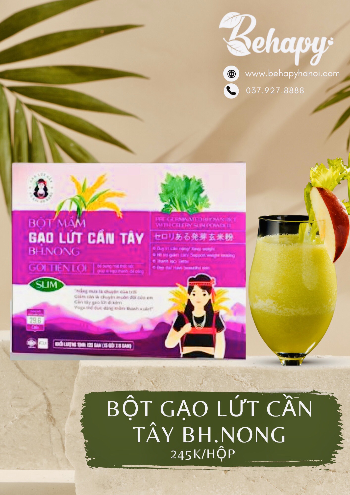 Bột Gạo Lứt Cần Tây Bh.Nong
