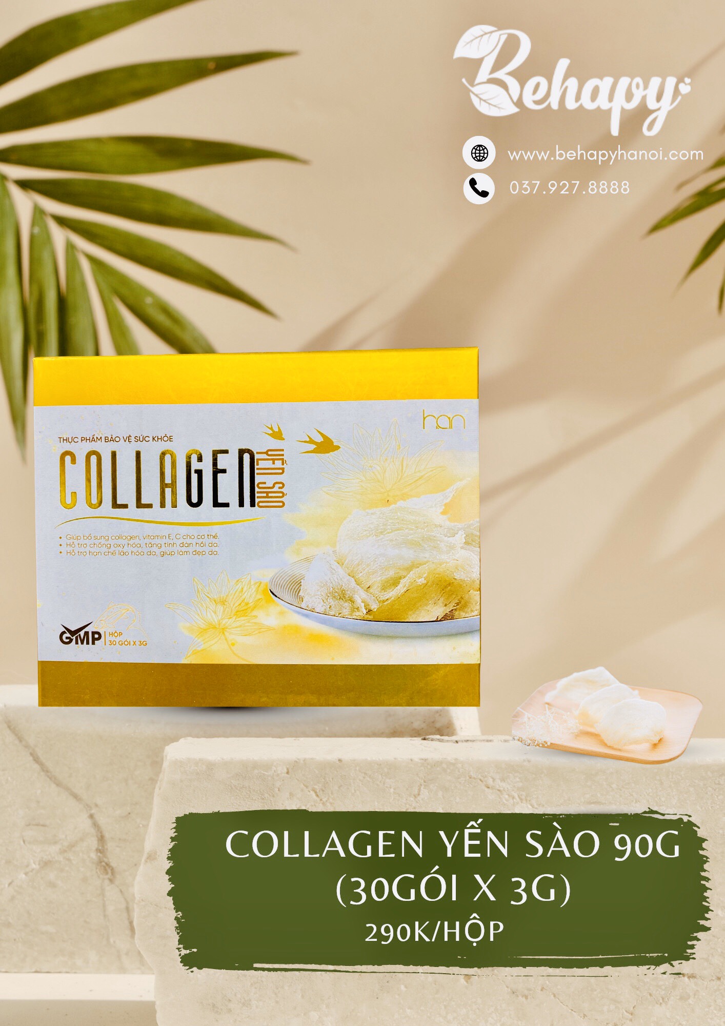 Collagen yến sào 90g (30gói x 3g)