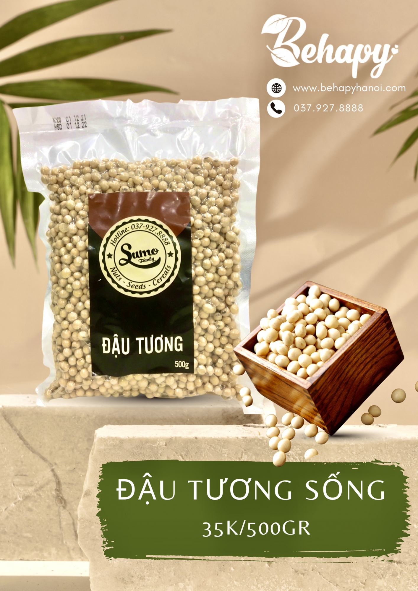 Đậu tương ta 500gr