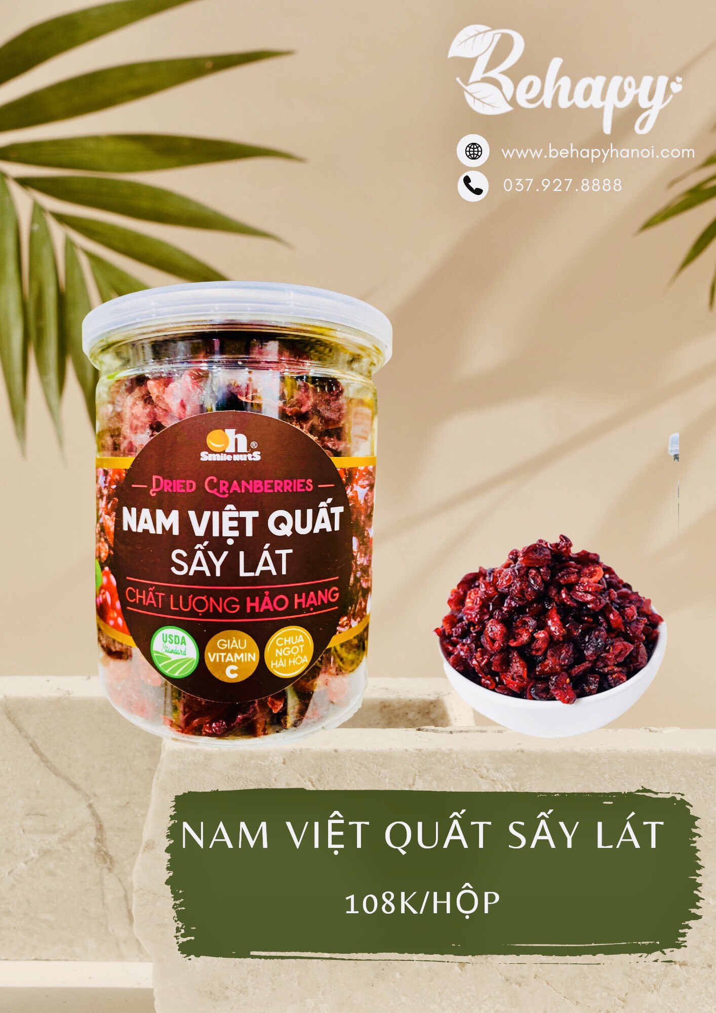 Nam Việt Quất Sấy Lát